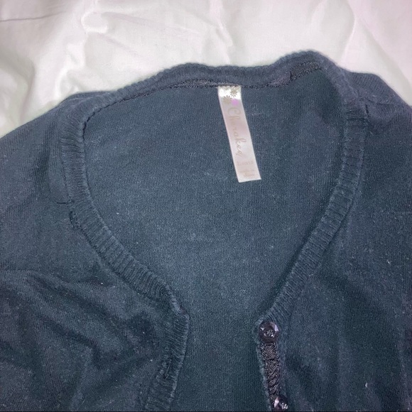 Cherokee Black Crop Cardigan - Picture 6 of 11